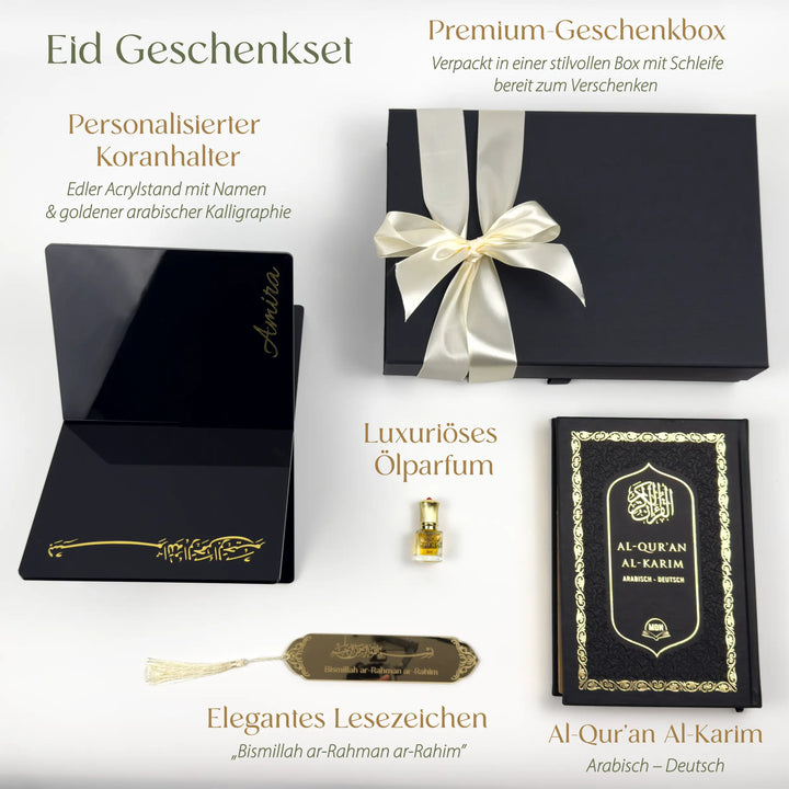 Islamic Geschenkset – Quran Arabisch-Deutsch  - Eid  Geschenk