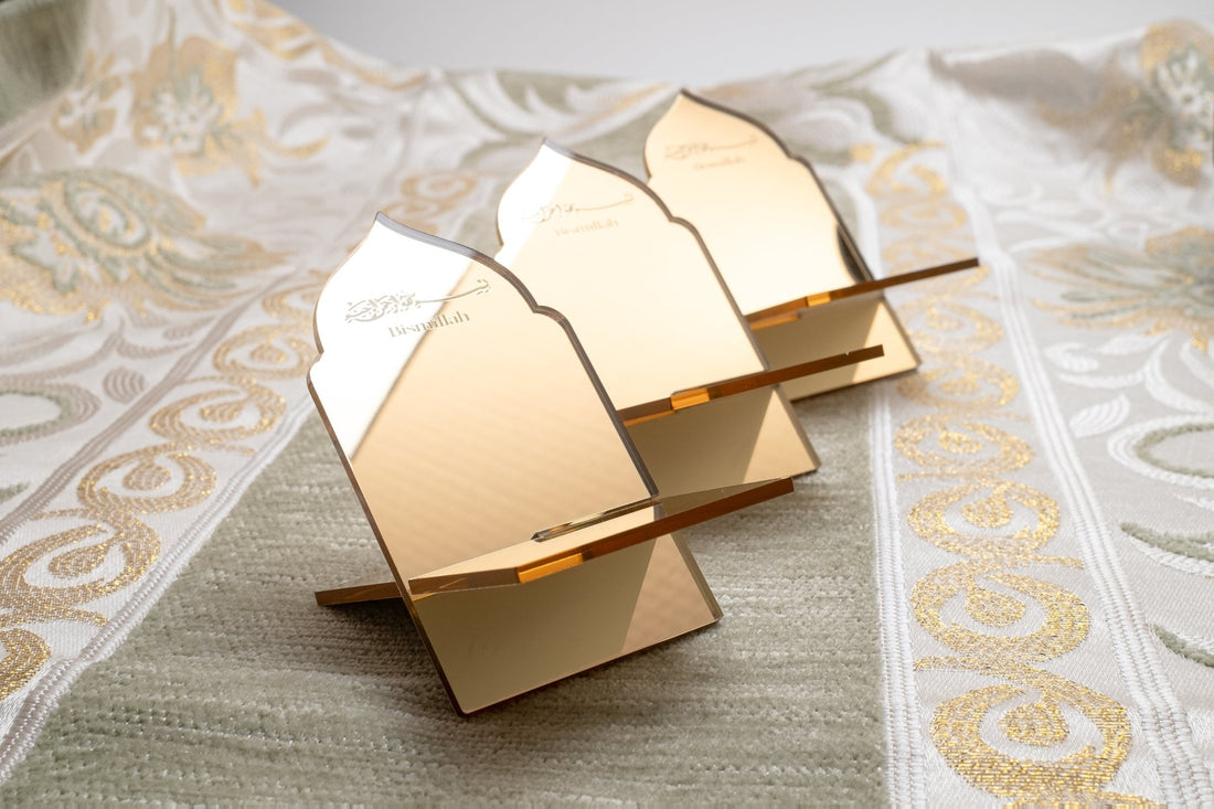 Bismillah Acrylic Date Holder – Minimal Islamic Table Accent for Ramadan & Eid - The Art of Deen