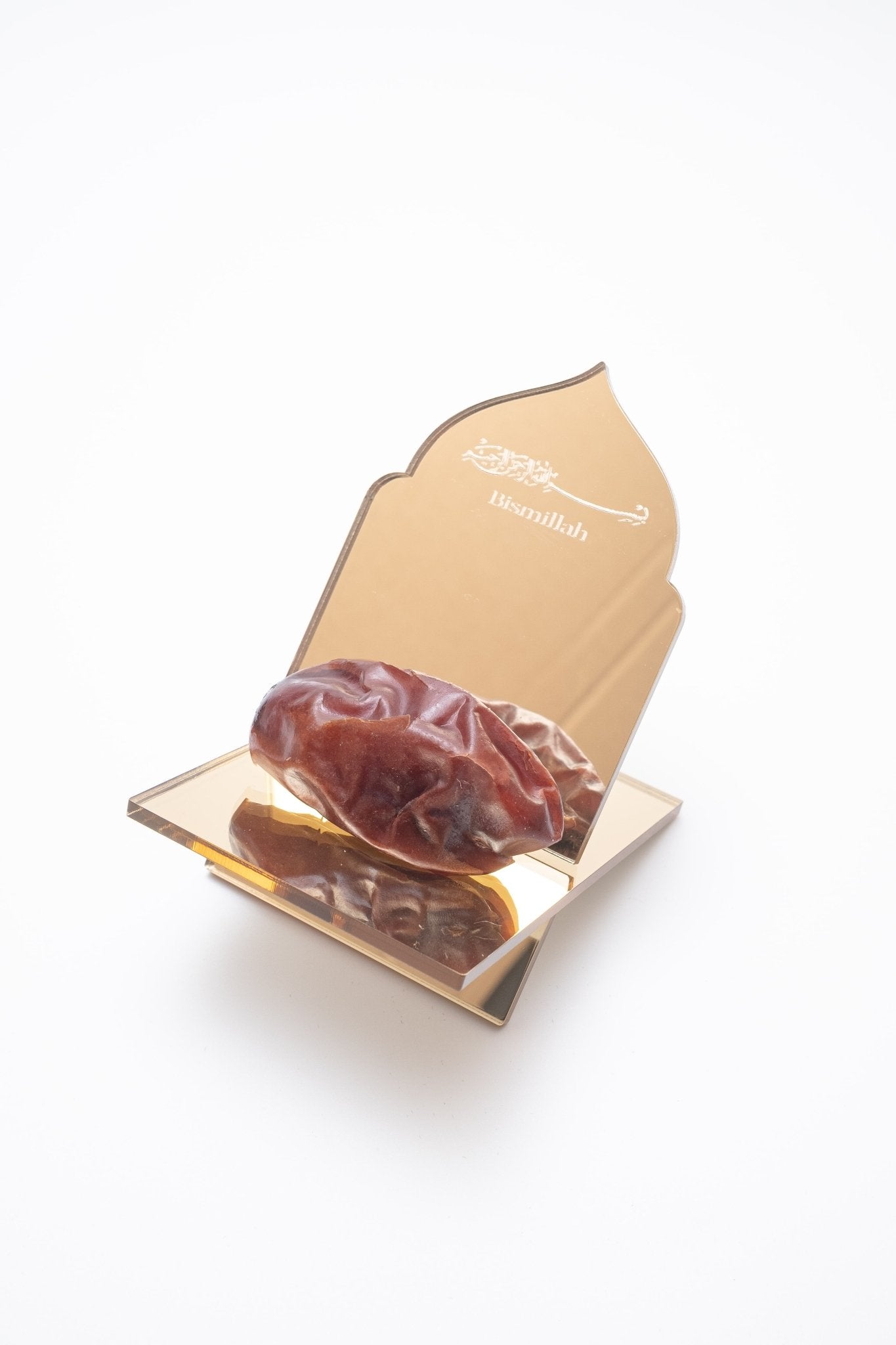 Bismillah Acrylic Date Holder – Minimal Islamic Table Accent for Ramadan & Eid - The Art of Deen