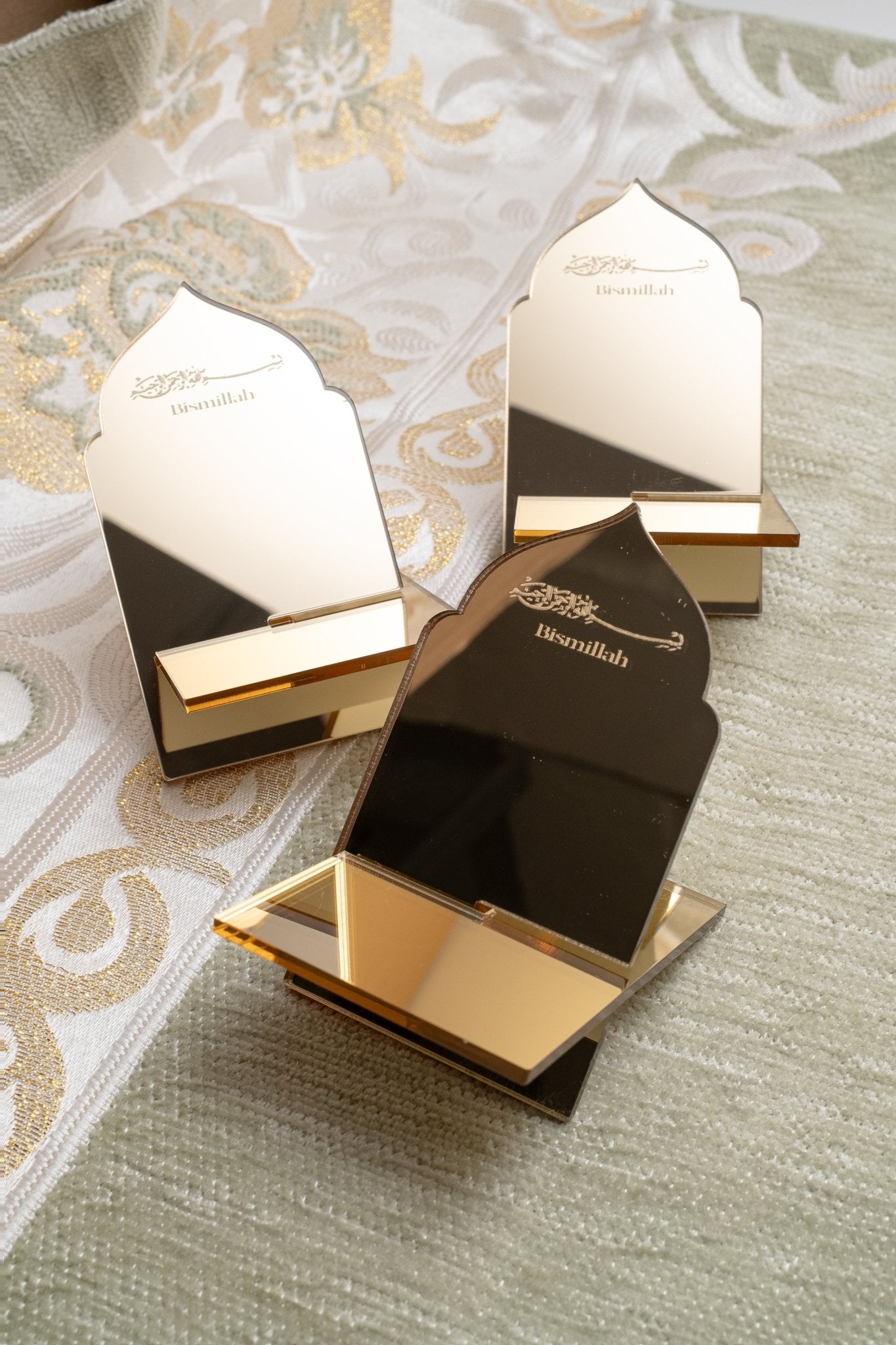 Bismillah Acrylic Date Holder – Minimal Islamic Table Accent for Ramadan & Eid - The Art of Deen