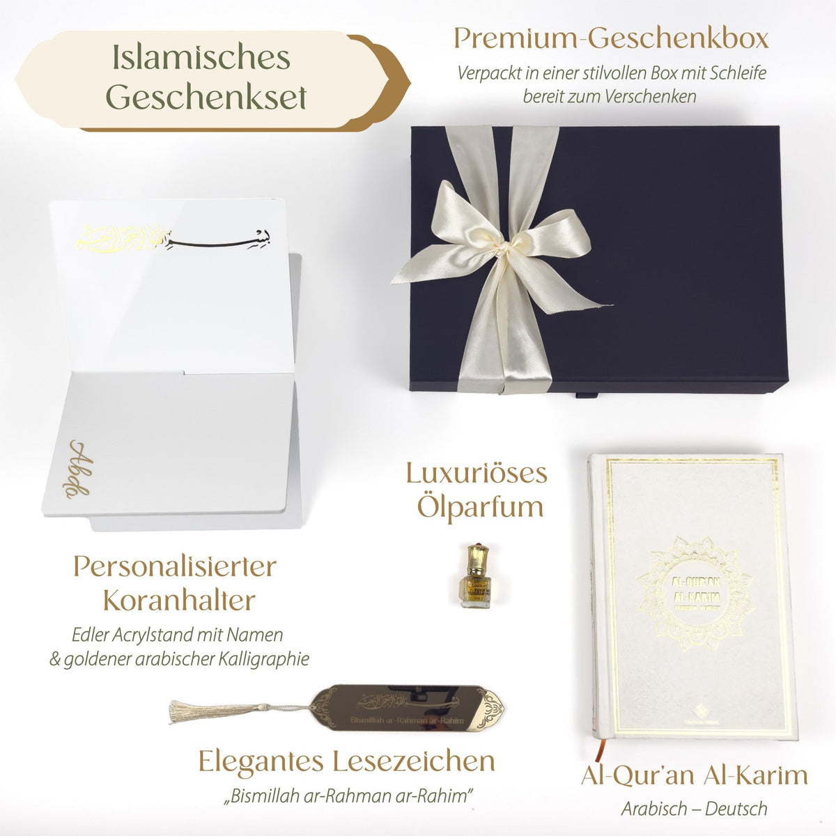 Casablanca Geschenkset – Quran Arabisch - Deutsch - Eid Geschenk - The Art of Deen