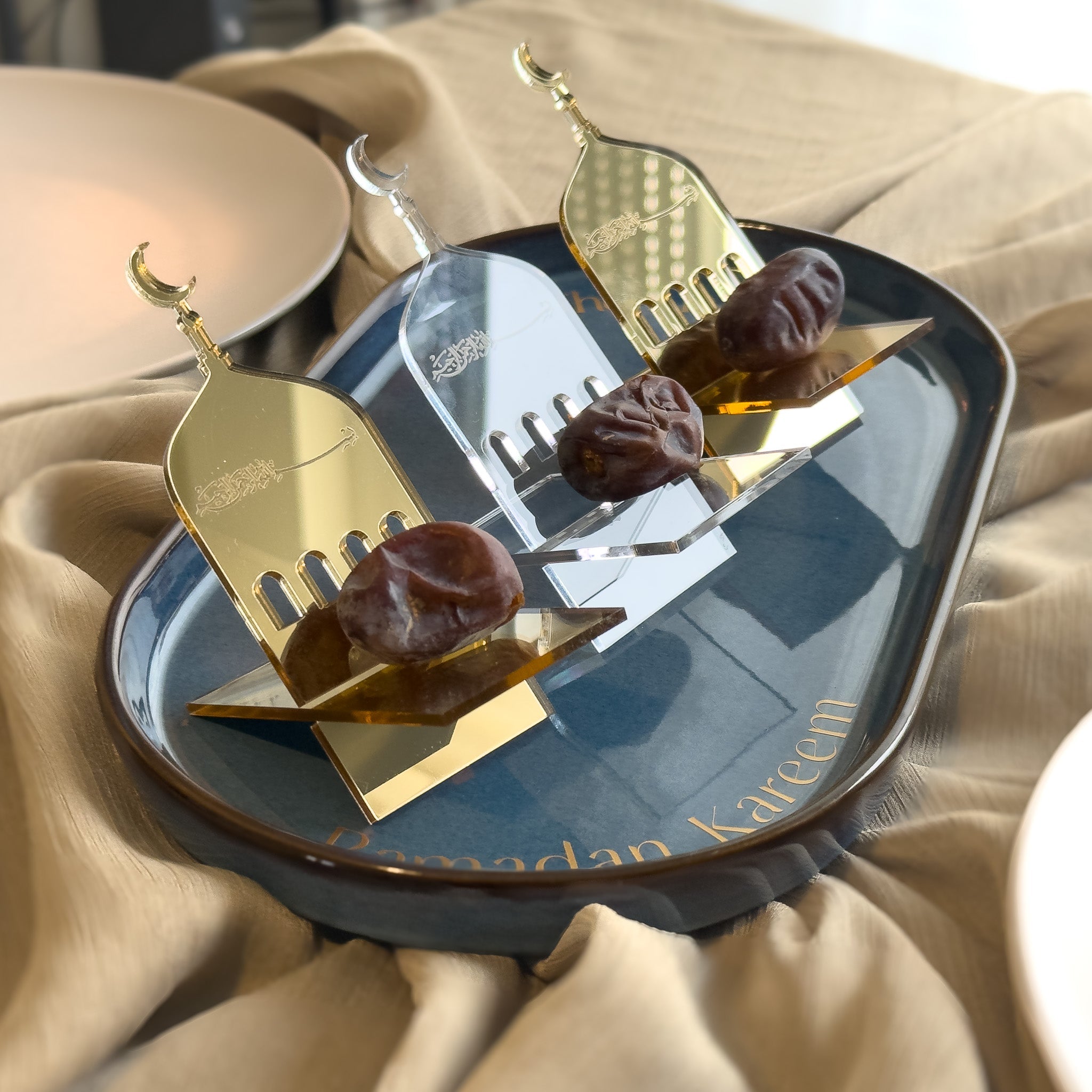 Elegant Date Holder Set of 6 – Perfect for Everyday Dining & Special Occasions, Ramadan, Eid! - The Art of Deen