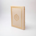 Elegant Velvet Qur’an with Gold Embroidery – Arabic Uthmani Script Edition (14×20 cm) - The Art of Deen