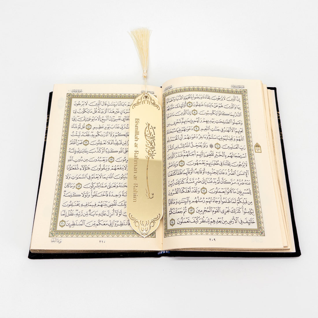 Islamic Bookmark with Bismillah & Tassel – Elegant 3mm Gold Acrylic Book Marker for Qur’an, Islamic Books & Journals - The Art of Deen
