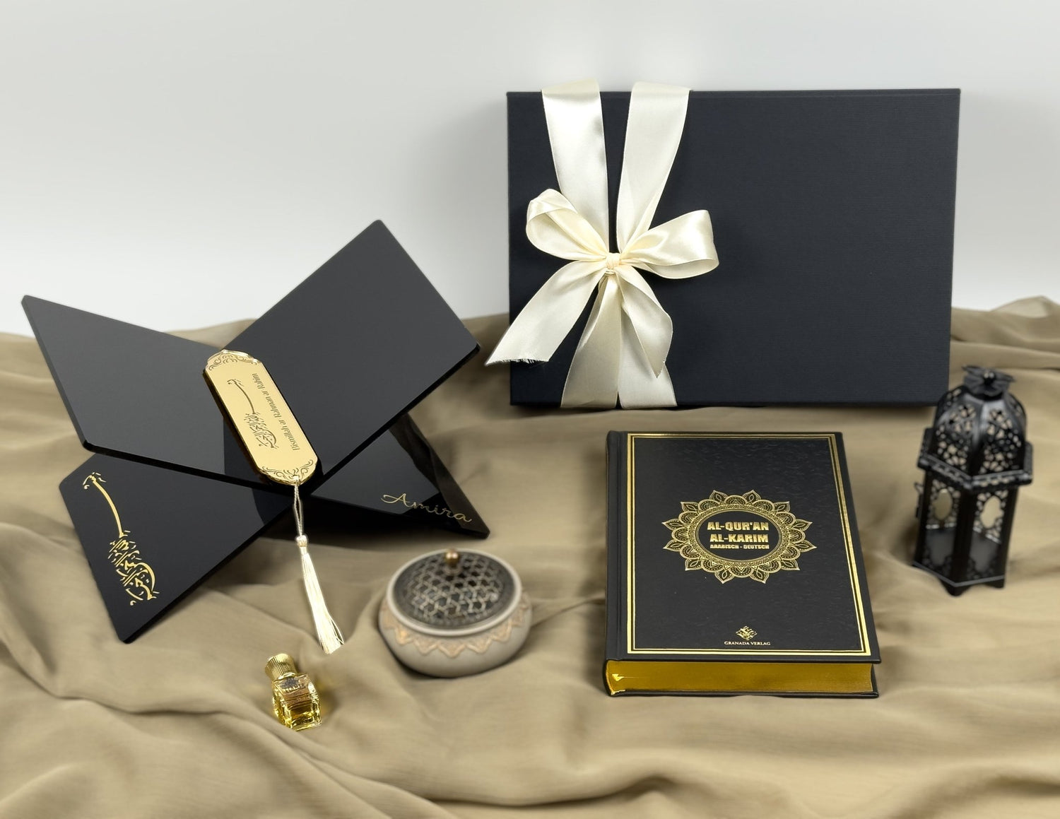 Islamic Geschenkset – Quran Arabisch - Deutsch - Eid Geschenk, Ramamdan geschenk, Hochzeitgeschenk - The Art of Deen