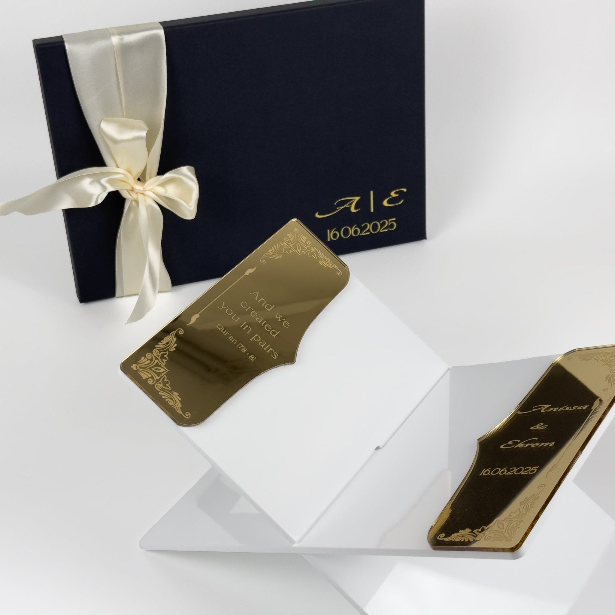 Islamic Wedding Gift for Couple - Personalized Quran Holder Gift - The Art of Deen