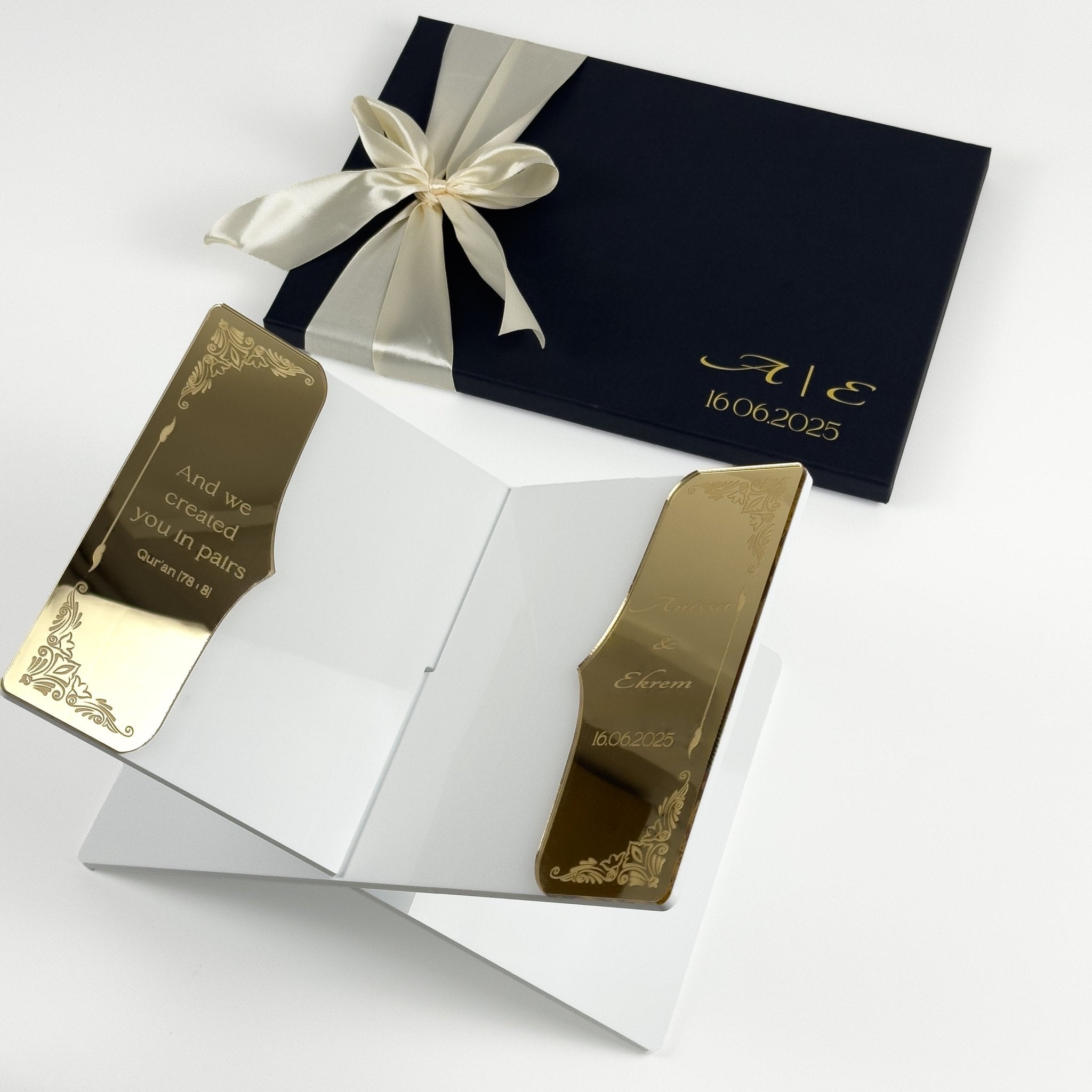 Islamic Wedding Gift for Couple - Personalized Quran Holder Gift - The Art of Deen