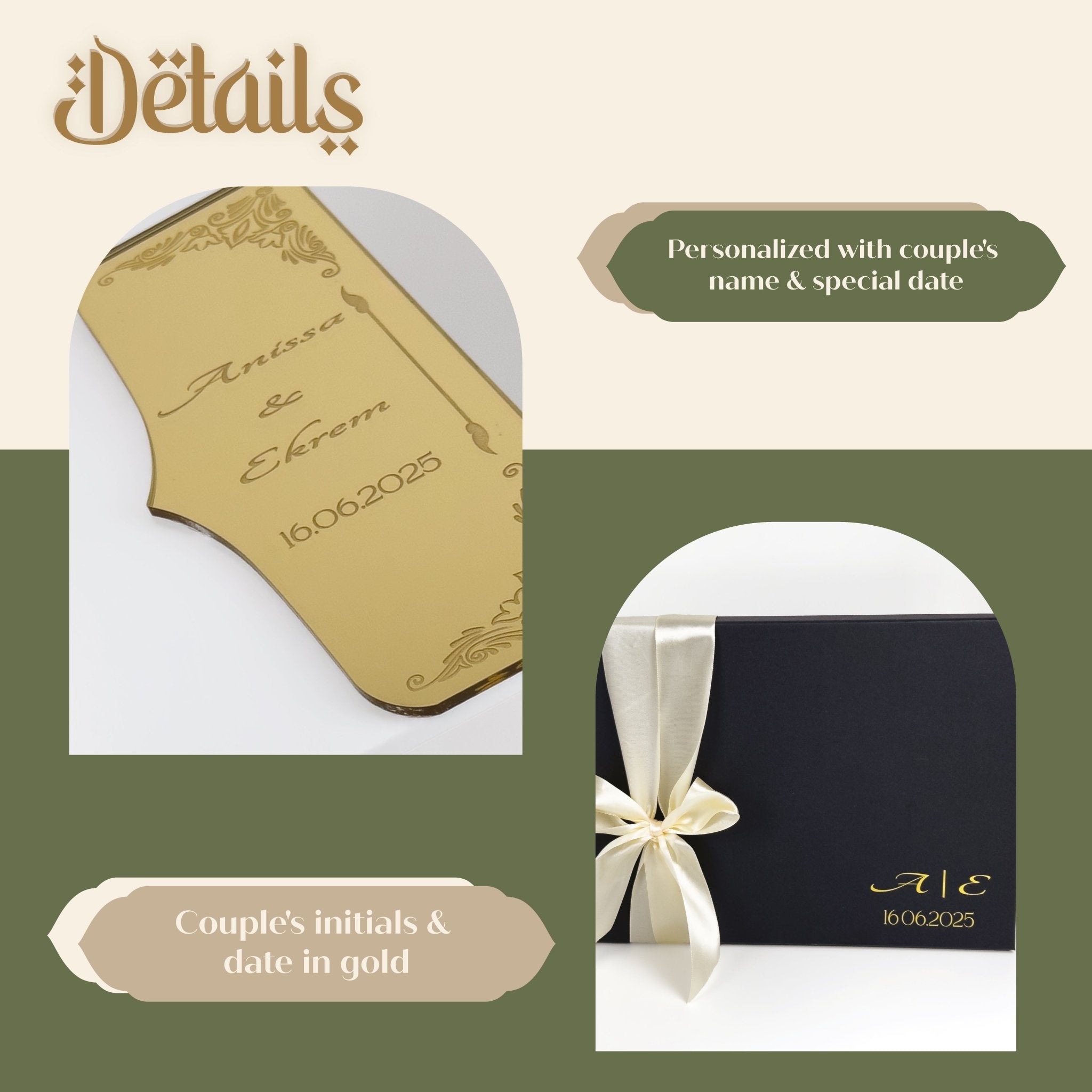 Islamic Wedding Gift for Couple - Personalized Quran Holder Gift - The Art of Deen