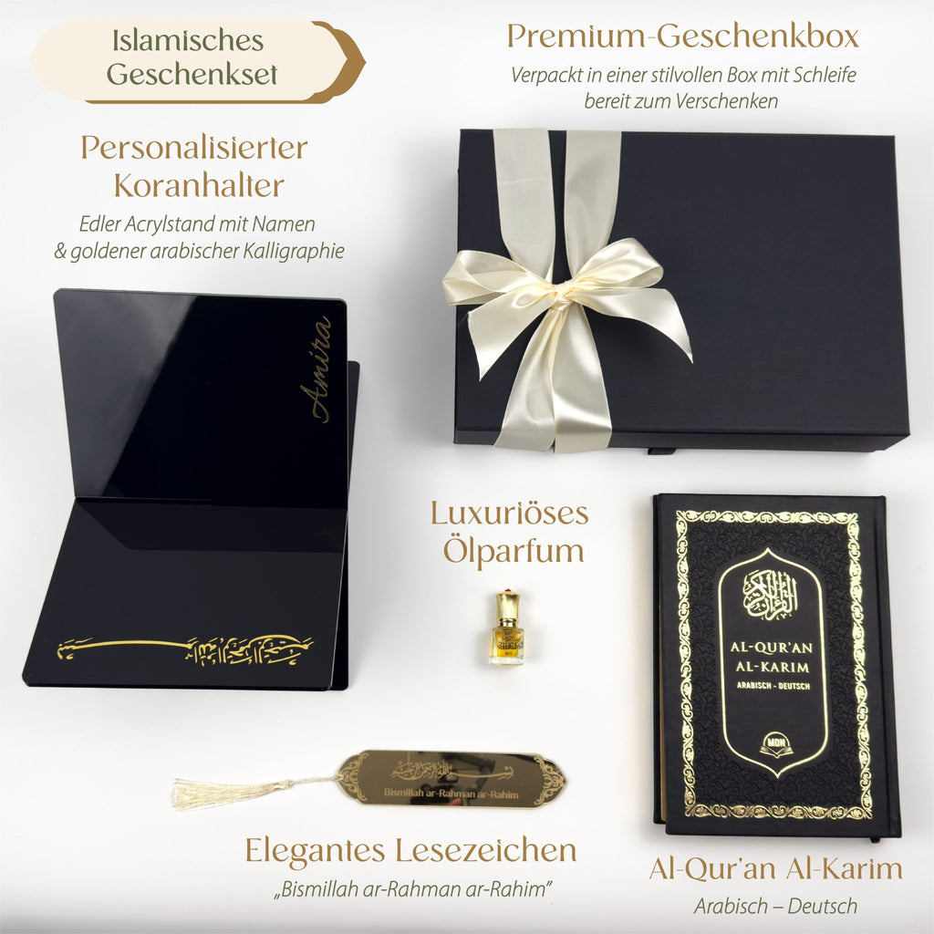 Makkah Islamic Geschenkset – Quran Arabisch - Deutsch - Eid Geschenk - The Art of Deen