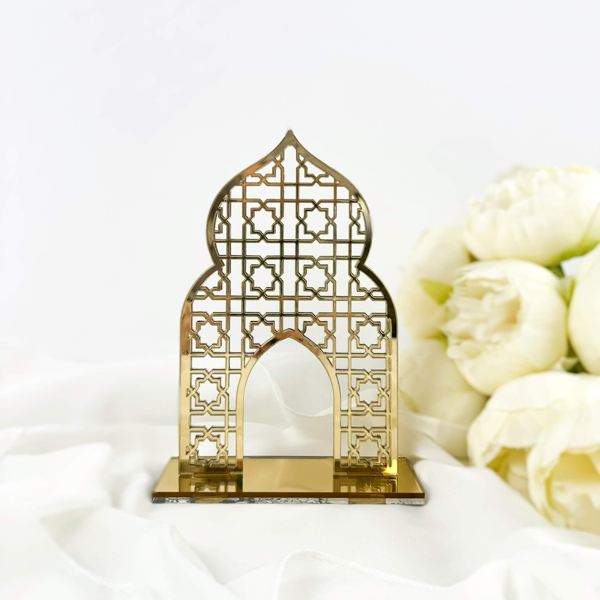 Mosquee Islam Decoration | Arab Gift | Table Centerpiece for Ramadan | Elegant Decorative Stand in Oriental Design | Eid Gift | Wedding Gift - The Art of Deen