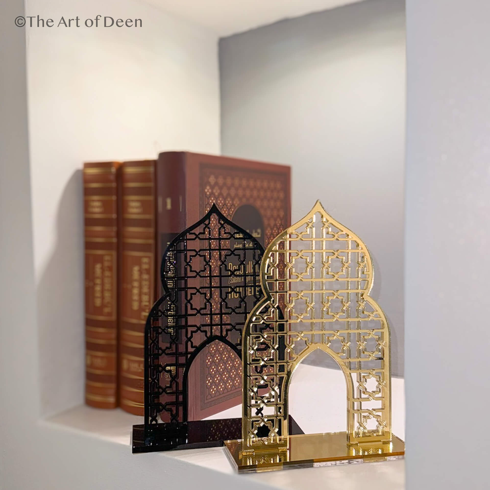 Mosquee Islam Decoration | Arab Gift | Table Centerpiece for Ramadan | Elegant Decorative Stand in Oriental Design | Eid Gift | Wedding Gift - The Art of Deen
