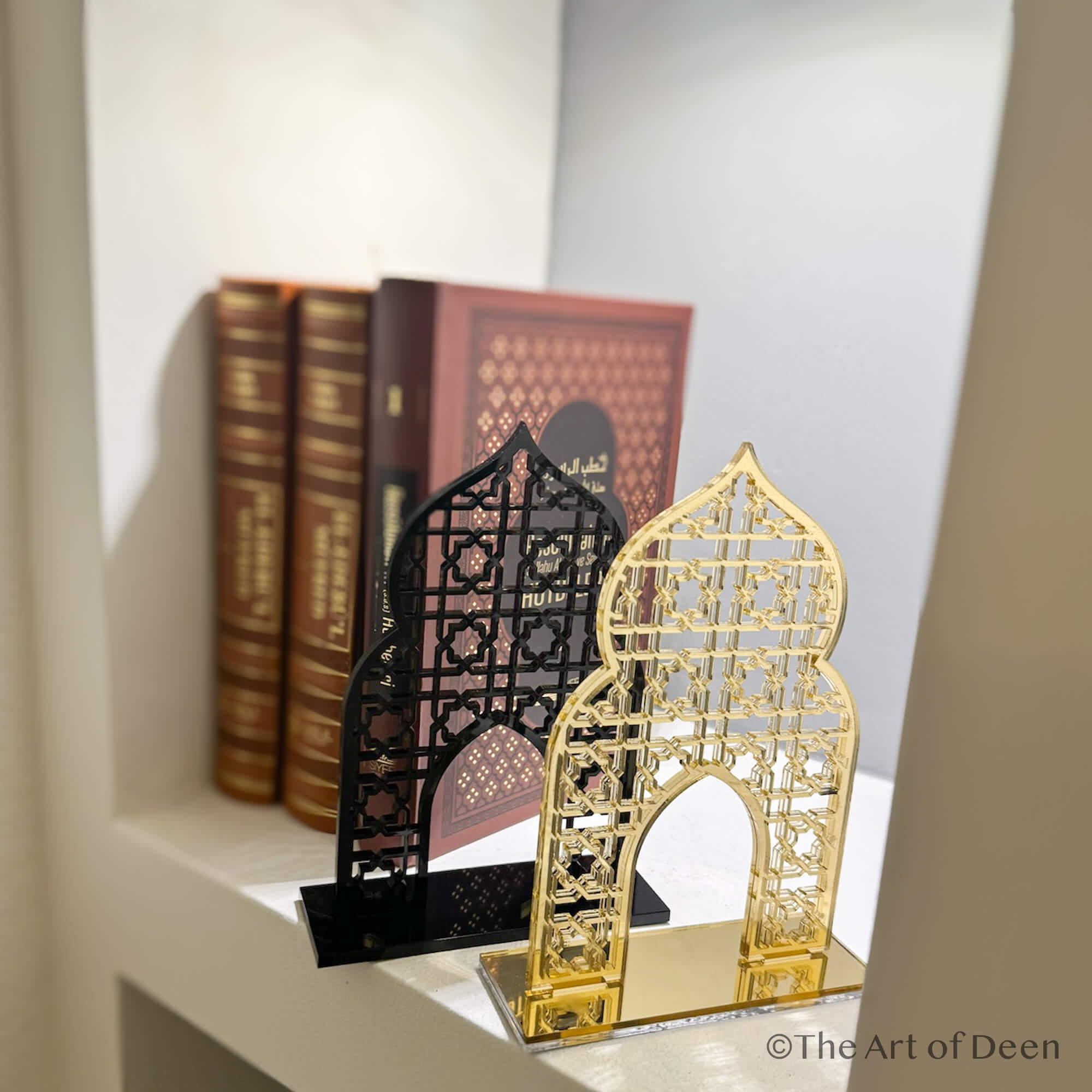 Mosquee Islam Decoration | Arab Gift | Table Centerpiece for Ramadan | Elegant Decorative Stand in Oriental Design | Eid Gift | Wedding Gift - The Art of Deen