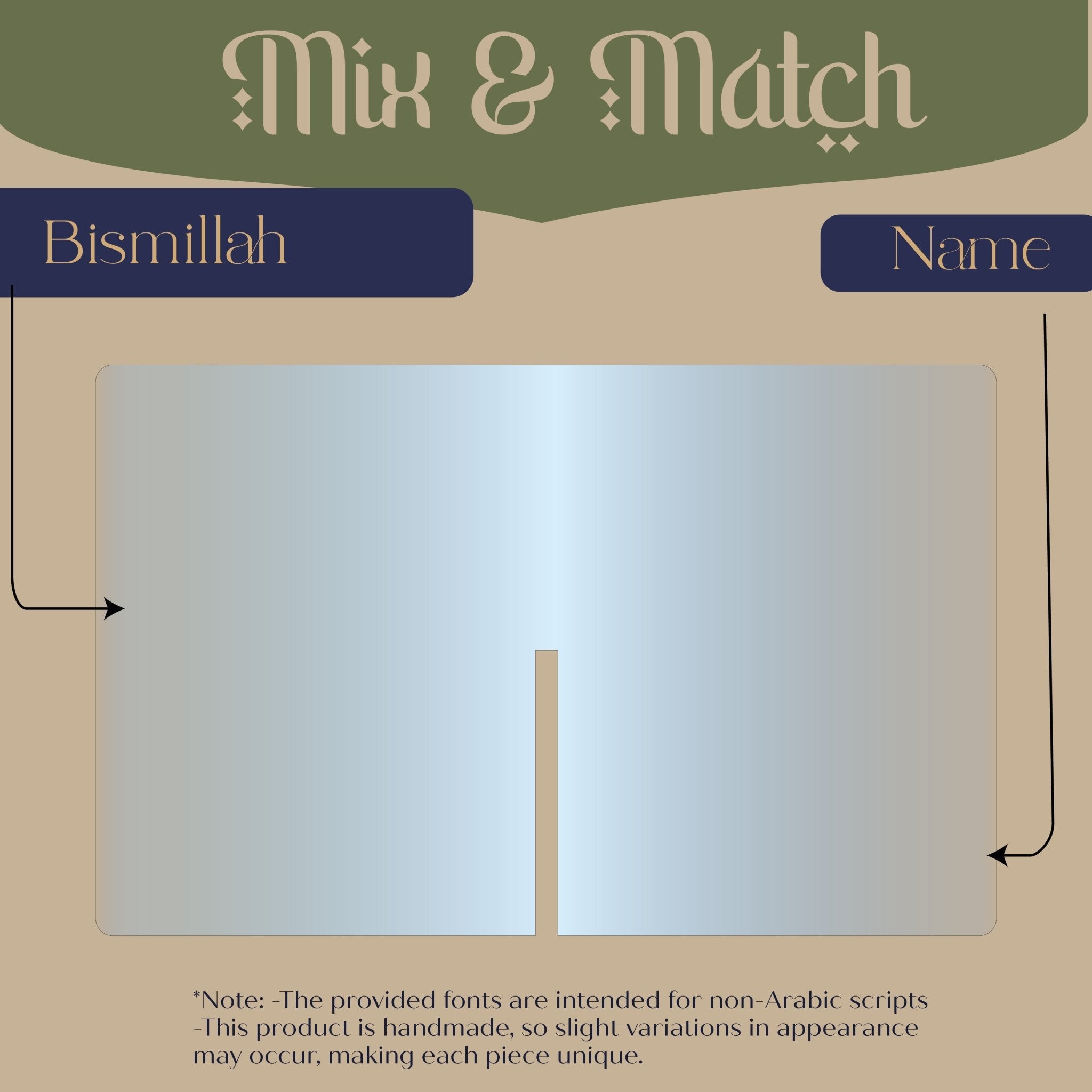 Personalized Transparent Quran Holder – A Thoughtful Gift for Any Islamic Event | Ramadan, Eid, Umrah, Hajj, Muslim Wedding Gift - The Art of Deen