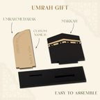 Personalized Umrah Mubarak Gift | Custom Acrylic Kaaba Decor | Mecca Pilgrimage Souvenir with Name | Islamic Home Decor | Hajj & Umrah - The Art of Deen