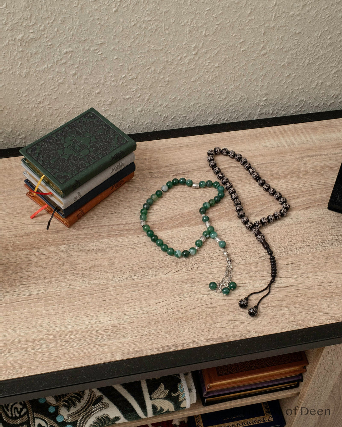 Pocket - Size Travel Qur’an – Arabic Uthmani Script | Leather - Feel Embossed Cover (5×8 cm) - The Art of Deen