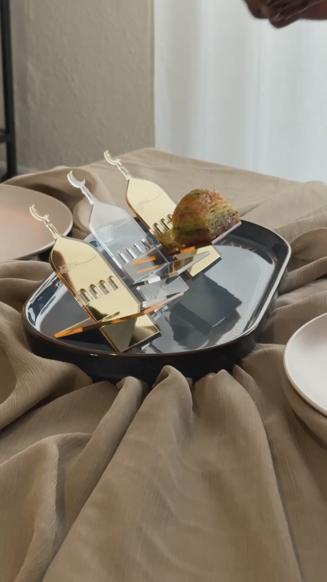 Elegantes 6er-Set Dattelhalter – Perfekt für das alltägliche Essen und besondere Anlässe, Ramadan, Eid!