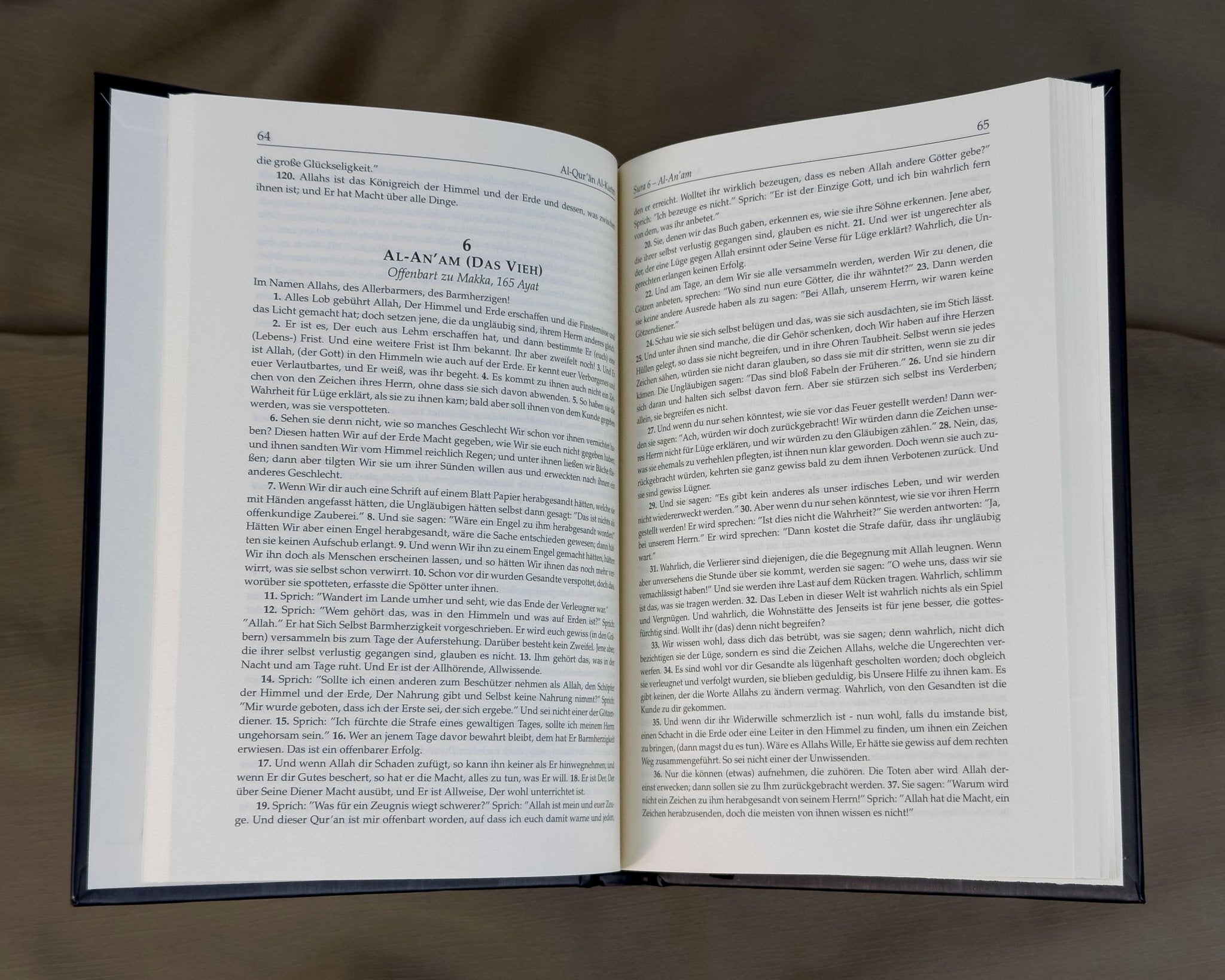 Quran Deutsch – Hardcover Rosé 21×16 cm mit Goldprägung & Leseband Rauda Verlag Koran auf Deutsch kaufen - The Art of Deen