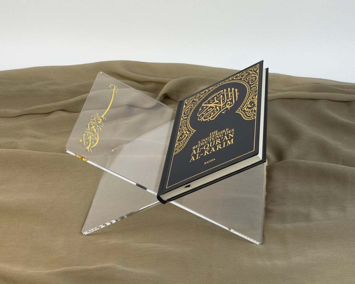 Quran Deutsch – Hardcover Schwarz mit Goldprägung & Leseband Rauda Verlag Geschenk - Edition - The Art of Deen