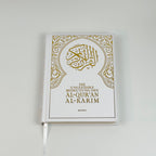 Quran Deutsch – Hardcover Weiß mit Goldprägung & Leseband Rauda Verlag Geschenk - Edition - The Art of Deen