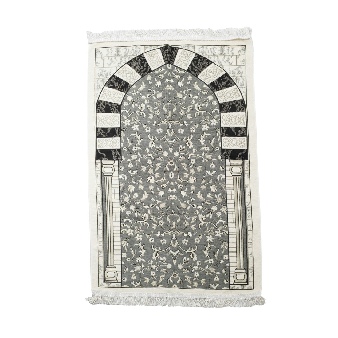 Rauda Granada Arch Prayer Mat | Soft, Lightweight Floral Arch Design | Multiple Colours Available - The Art of Deen