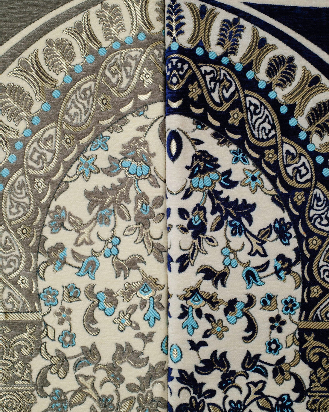 Rauda Premium Heavy Prayer Mat | High - Density Floral Sejadah | Ultra - Soft Velvet Feel - The Art of Deen