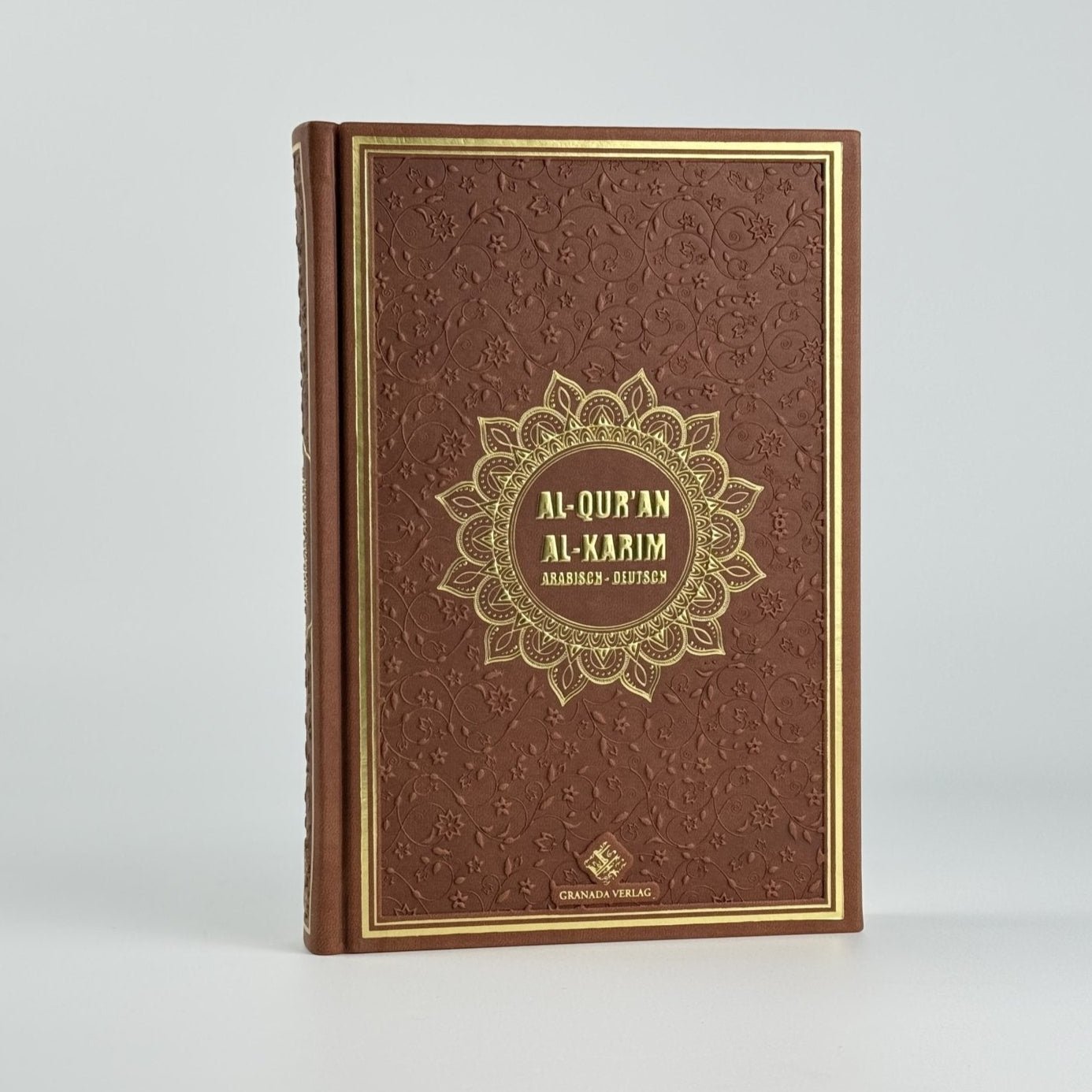 Terrakotta Quran Deutsch Arabisch – Extra Dicke Bubenheim Edition, QR - Code, Frank Bubenheim | Hardcover, Goldschnitt & Prägung - The Art of Deen