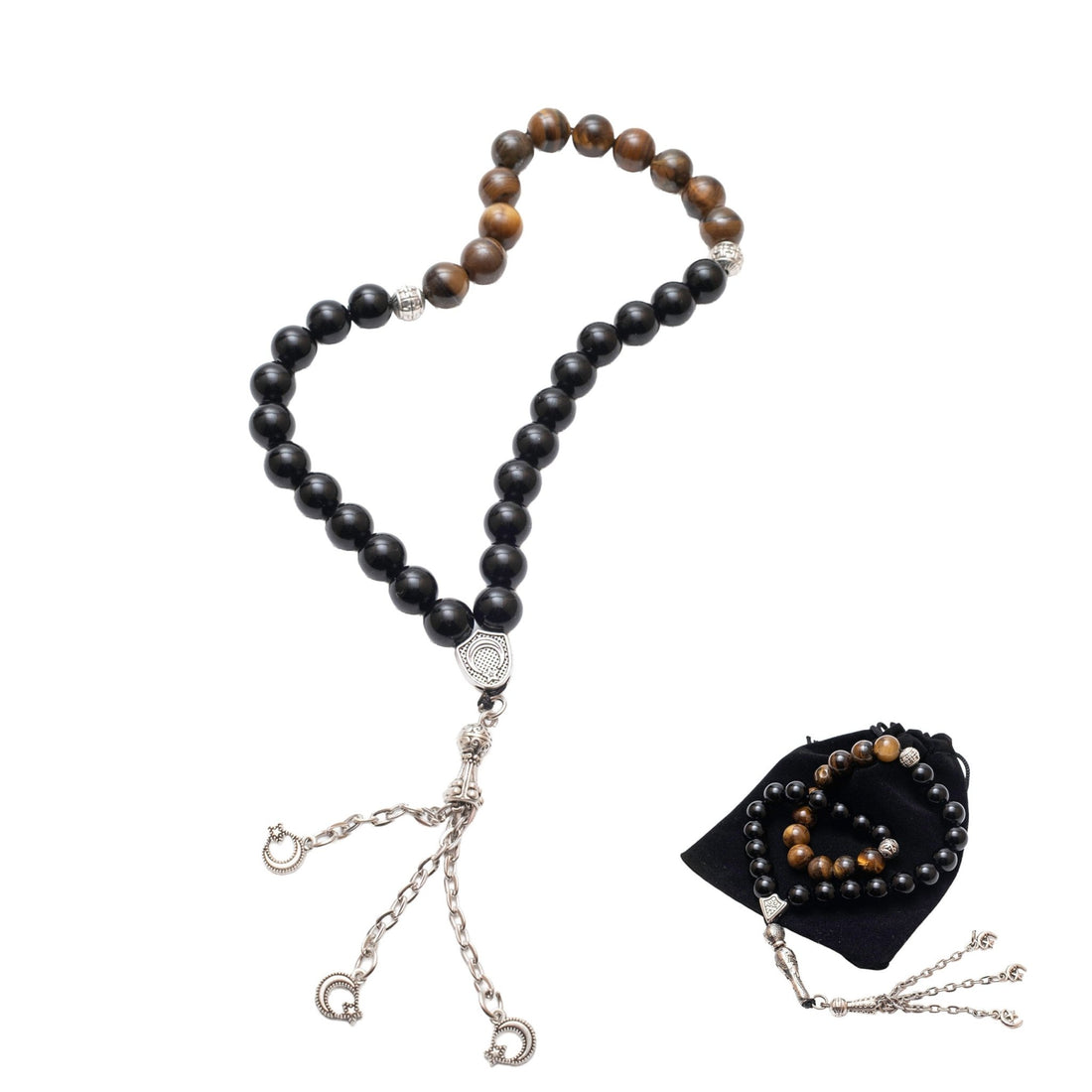 Tiger Eye Tasbih – 33 Beads | Natural Stone • Premium Dhikr Prayer Beads - The Art of Deen