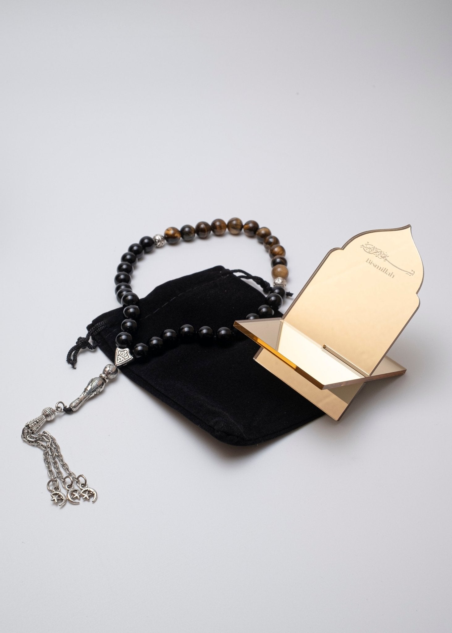 Tiger Eye Tasbih – 33 Beads | Natural Stone • Premium Dhikr Prayer Beads - The Art of Deen