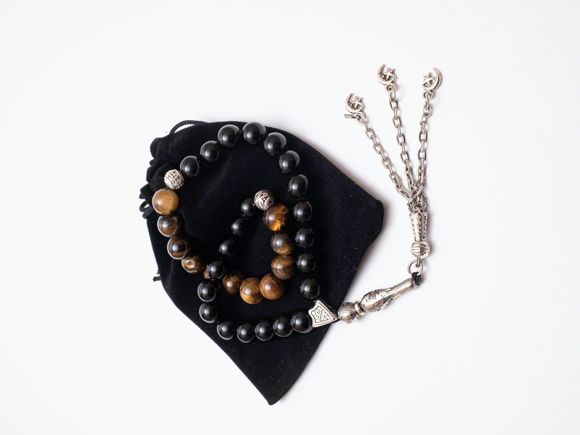 Tiger Eye Tasbih – 33 Beads | Natural Stone • Premium Dhikr Prayer Beads - The Art of Deen