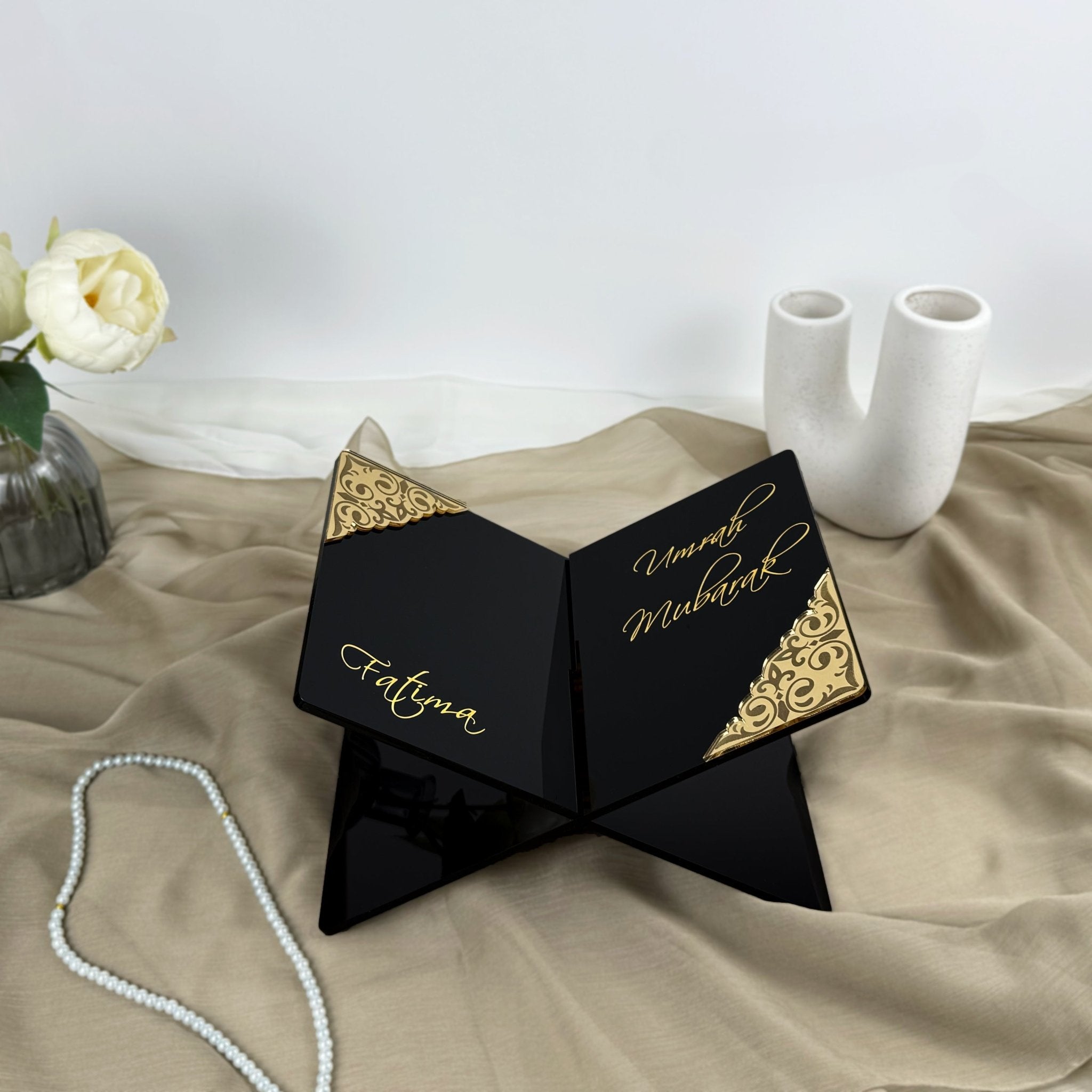 Umrah Mubarak Geschenk Koran Halter - The Art of Deen