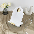 White Vertical Quran Holder – Elegant Acrylic Stand for Muslim Gifts & Home Décor - The Art of Deen